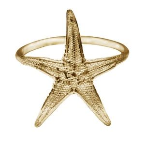 NWOT Verameat Starfish Vermeil Ring